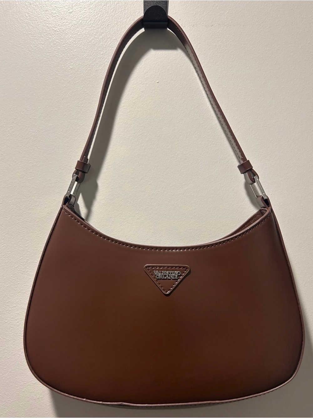 Valentino Orlandi Chocolate Brown Hobo Shoulder Bag